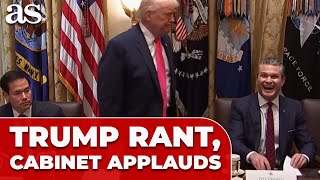 Cabinet Applauds Trumps Racist Rant Before He Abruptly Ends Meeting