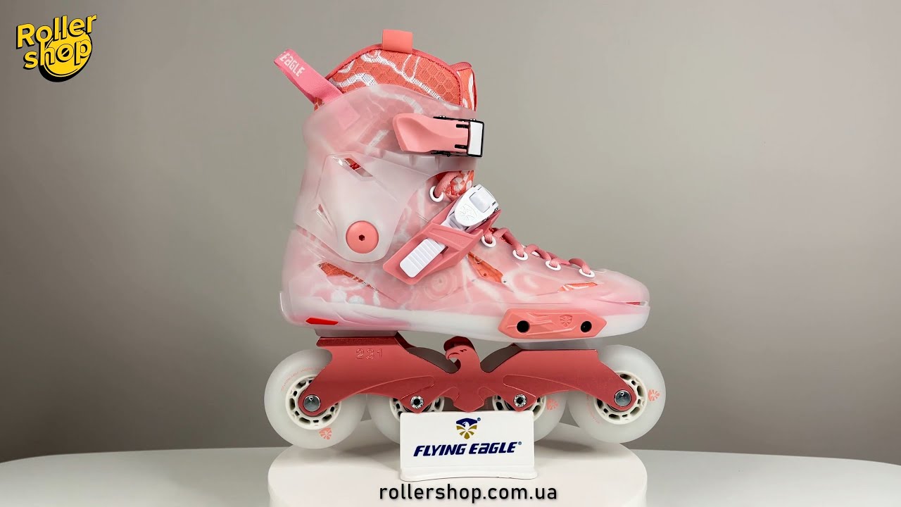 Ролики Flying Eagle X5F Shadow рожеві 360° Roller Shop