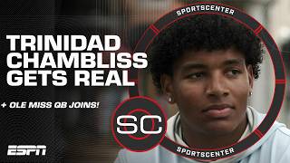 Trinidad Chambliss speaks on his journey to Ole Miss 🏈 | SportsCenter