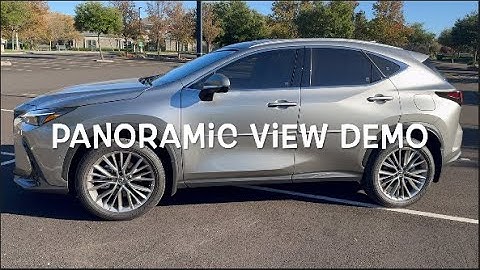 2024/2025 Lexus NX: Panoramic View Monitor Demonstration
