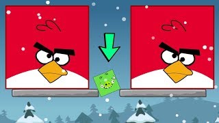 Angry Birds Kick Out Green Piggies - TWO GIANT BIRDS KICK THE SMALL PIGS! screenshot 5