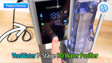 VonWater CT910GH Reverse Osmosis Countertop Filter Review | Clean Water, No Installation!