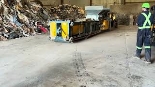 Installation of Marathon Nexgen two ram baler with in-feed conveyor