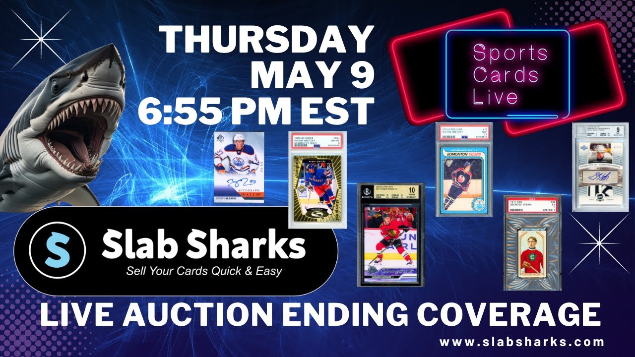 Slab Sharks Live Sports Card Auction Ending Coverage May 9 2024