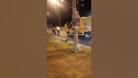 Τώρα: Τροχαίο ατύχημα με μηχανή πριν τη γέφυρα για Σκούταρι