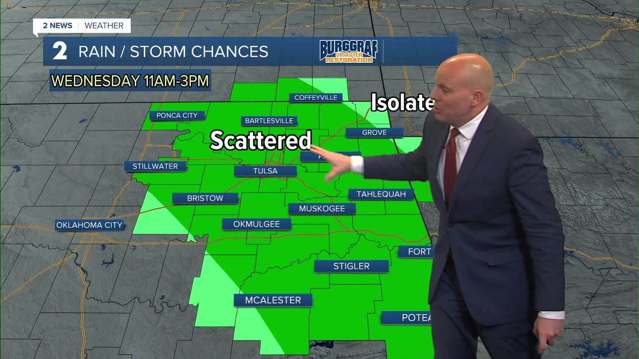 Storm chances to increase Wednesday - YouTube