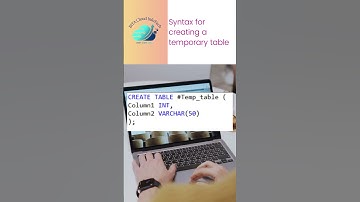 Temporary Table in SQL #short #sql #ssms #datascience