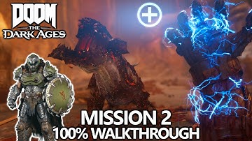 DOOM The Dark Ages - 100% Walkthrough - Mission 2 - All Secrets, Collectibles, Upgrades & Challenges