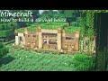 【Minecraft】サバイバルハウスの作り方/How to build a  survival house　(外装編）