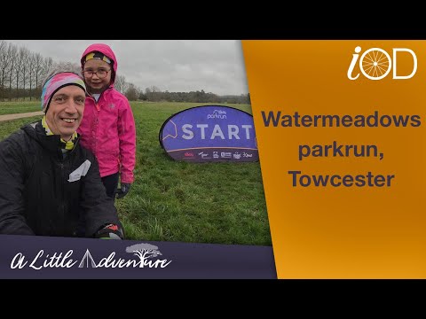 Watermeadows parkrun in Towcester - Iona & Ian on another little parkrun tourism adventure