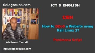 How to DDoS a Website using Kali Linux 2 Sana