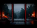 Relaxing Heavy Rain for Deep Sleep 🌧️ | Cozy Dark Bedroom Ambience at Night