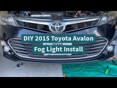 DIY 2015 Toyota Avalon Fog Light Install