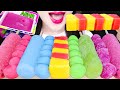 ASMR TETRIS ICE CREAM, JUMBO DIPPIN' DOTS, ICE CREAM BAR 테트리스 아이스크림, 점보 구슬 아이스크림 먹방 EATING SOUNDS