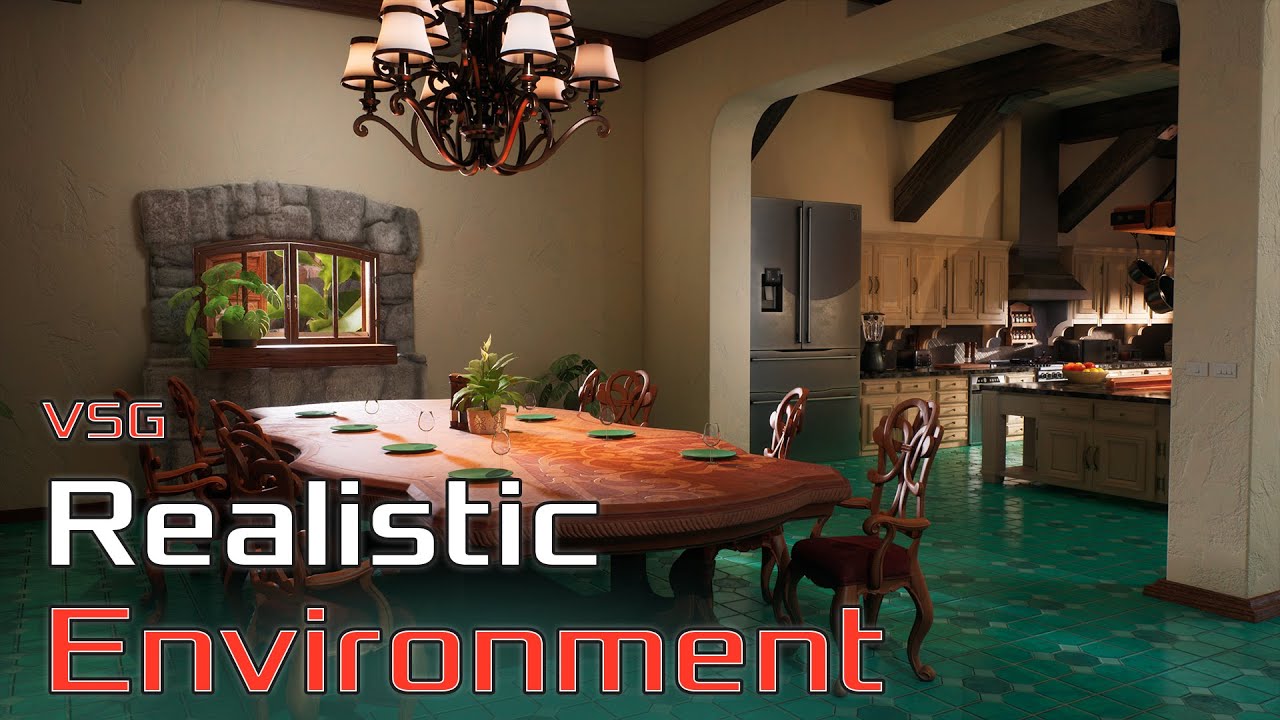 UE5 Real-time realistic environment Lumen | VSG Mansion - YouTube