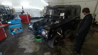 Extracting the Engine from 1992 Santana/Defender 110