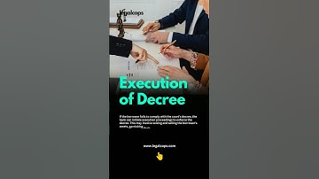 Execution of Decree