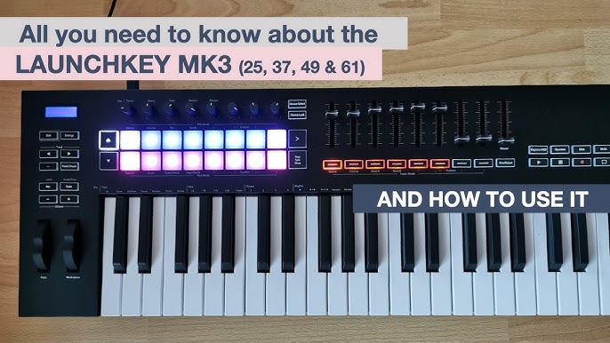 Novation LAUNCHKEY 61 MK3 - Clavier MIDI 61 touches