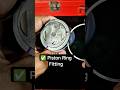🔧 Piston Ring Fitting Process | Engine Rebuild Shorts #Shorts #automobile
