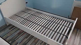Assembling IKEA furniture - LONSET - Slatted bed base (+ modification to fit non Ikea bed)