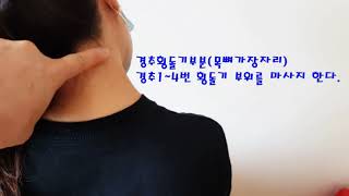 [진골추나-유경한]목통증, 목회전통증, 항강증, 망치교정의 사본