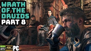 AC Valhalla WRATH OF THE DRUIDS Part 8 Courting the Kings & The Mask of Diplomacy [4K NO COMMENTARY]