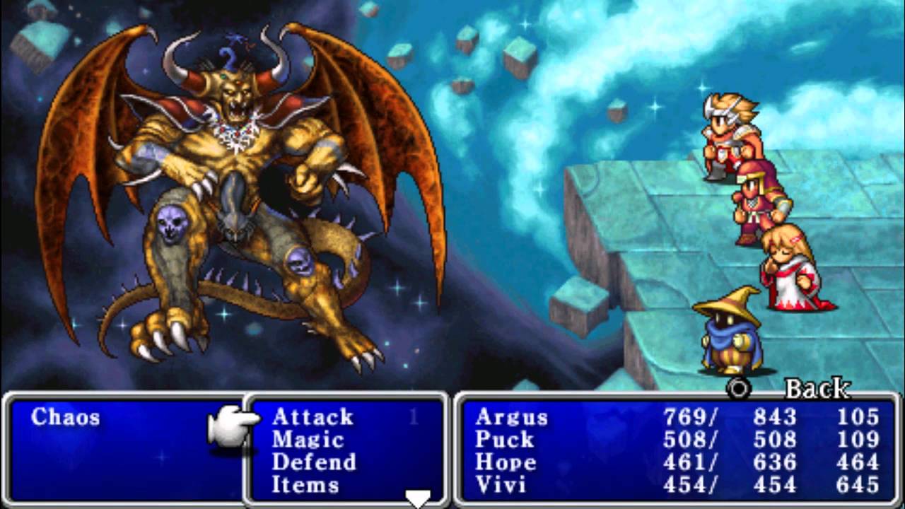 Final Fantasy 1 (PSP)Chaos YouTube