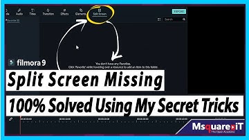 Split Screen not showing in filmora 9 | After install Effect Package | Filmora 2022