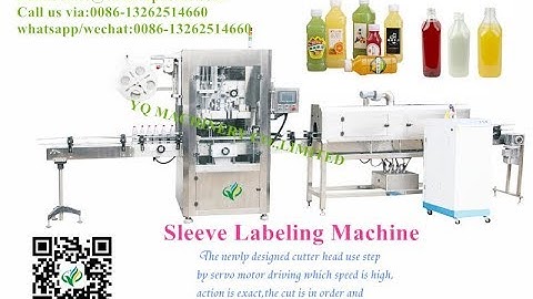 Shrink sleeve applicator with steam tunnel for PET bottles PVC label sleever этикетировочная машина
