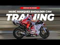 Marc Marquez Shoulder Cam Training Misano - Update MotoGP On Board