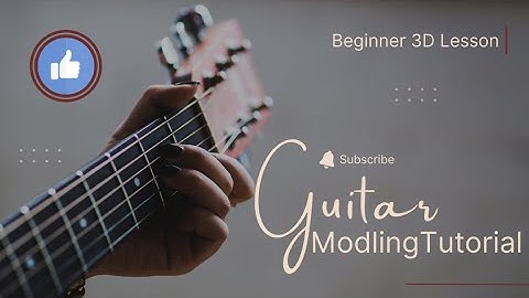 Autodesk Maya Tutorial Guitar Hard Surface Modeling For Beginner in Hindi