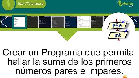 operadores – pSeint (suma de pares e impares)