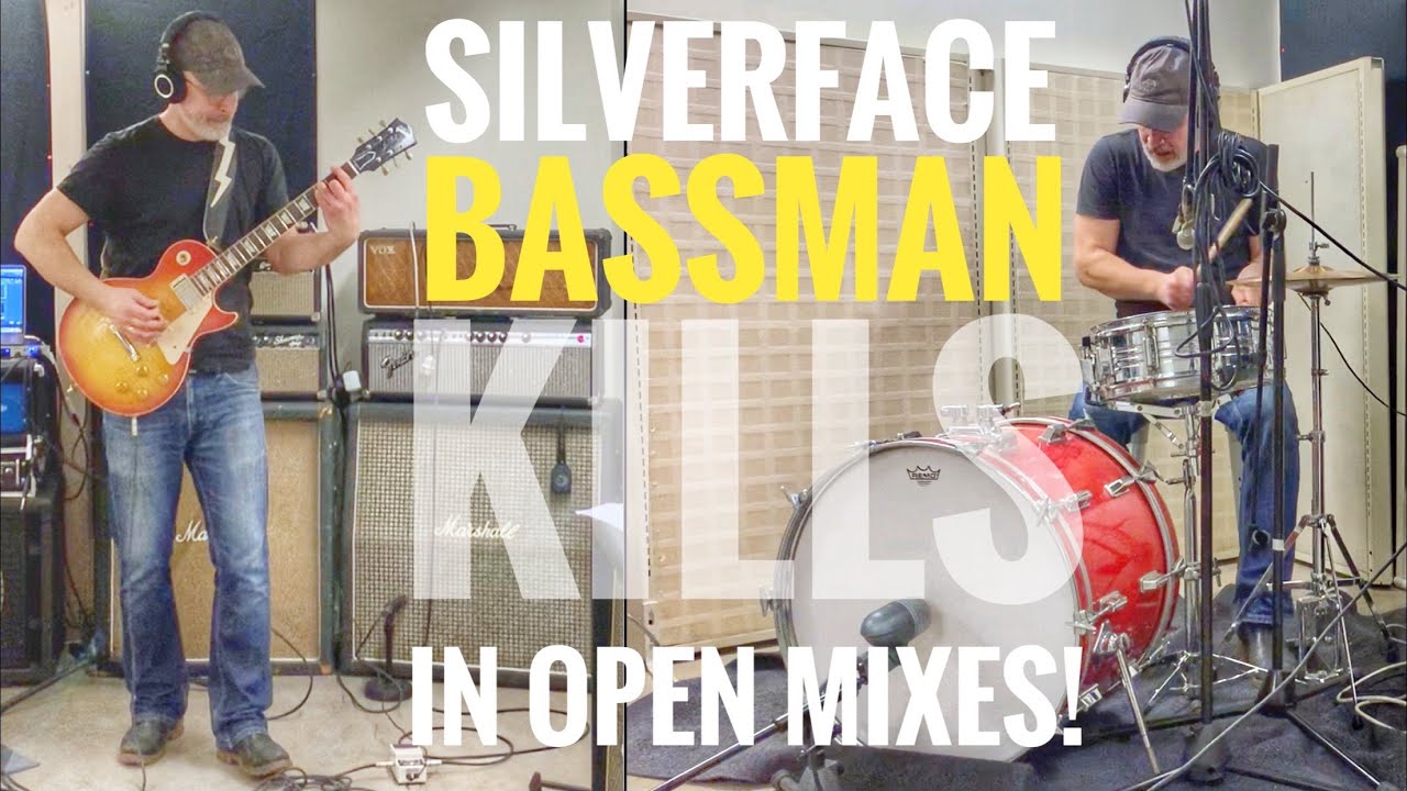 Silverface Fender Bassman KILLS IT in open mixes!
