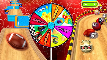 🏈🌈Epic Race Level🌈🏈 | ⚡️Level 81⚡️ Going Balls Spin the Wheel New Update Gameplay new video.
