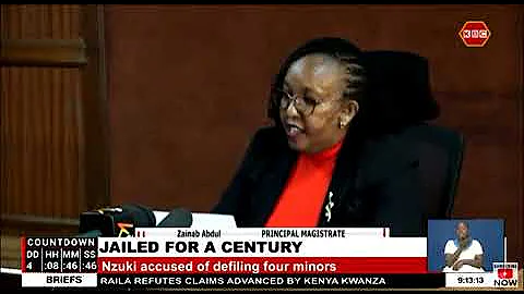 Jailed for a century | Nzuki accused of defiling four minors