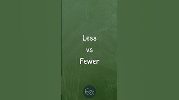 Less vs Fewer 🔢 What’s the Difference? English Explained #words #difference #meaning #esl #tips