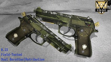 Dual Berettas Retribution Wear Float