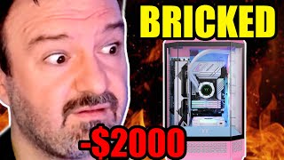 DSP BRICKS BRAND NEW $2000+ PC DISASTER Stream - Suammarised