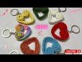 ⚡❤️ ❤️ Easy Crochet Heart Keychain Patterns | Keychain Crochet❤️ | Beginner-Friendly Tutorial