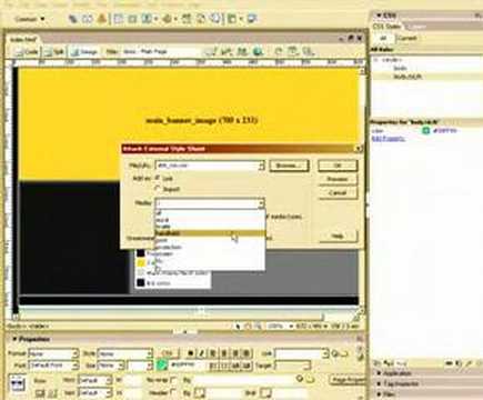 macromedia dreamweaver tutorial 9