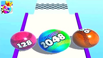 Ball Merge 2048 ! All Levels Gameplay (53-59) android, ios