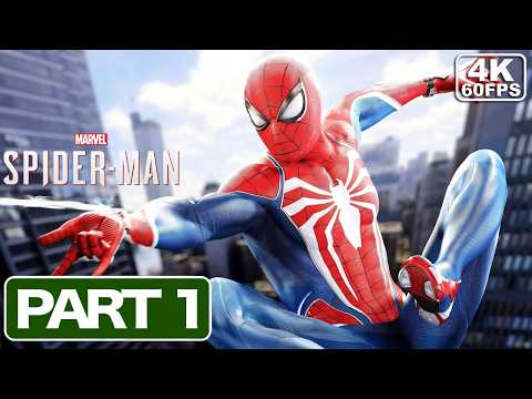 Spider-Man Gameplay Walkthrough Part 1 / No Commentary【FULL GAME】4K Ultra HD by MisterKiller966 