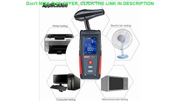 Review LCD Digital EMF Meter WT3121  Detector Electromagnetic Field Radiation Tester