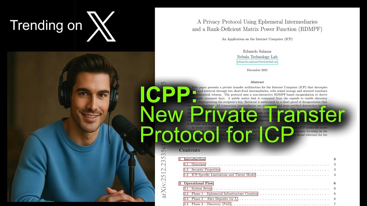 ICPP: New Private Transfer Protocol for ICP - YouTube