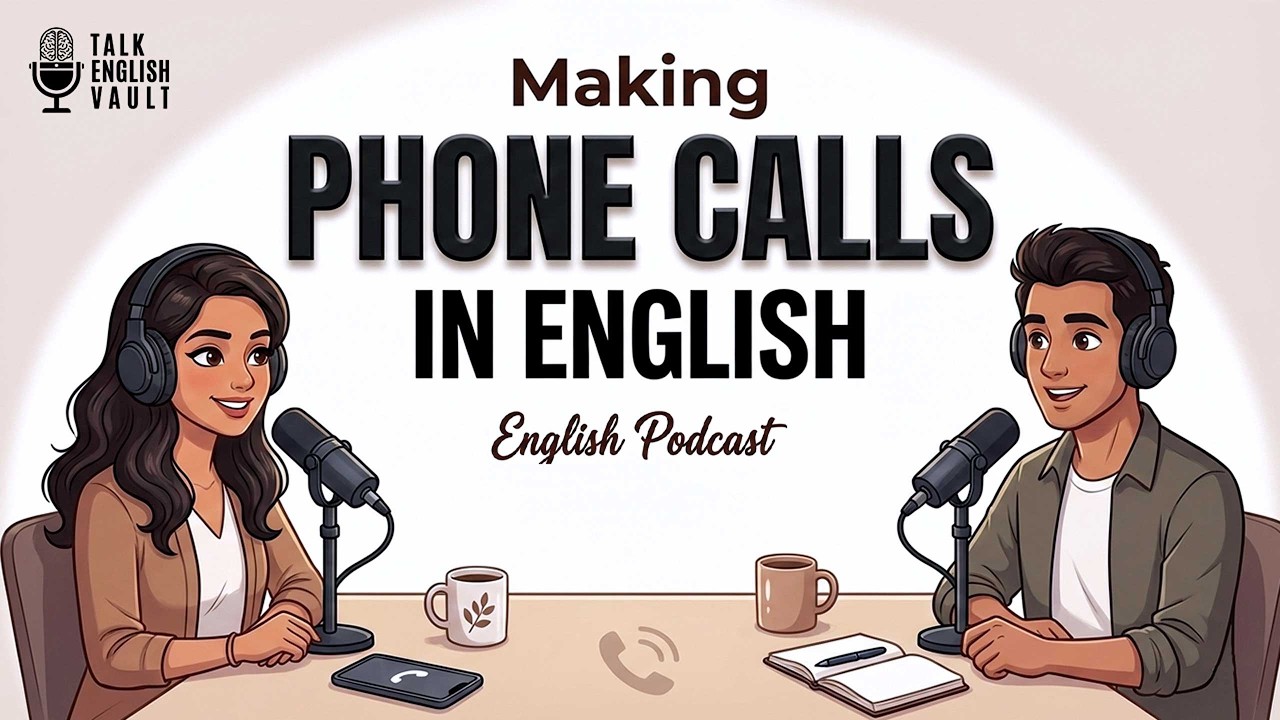Making Phone Calls in English | Real Life Conversation Practice | English Podcast