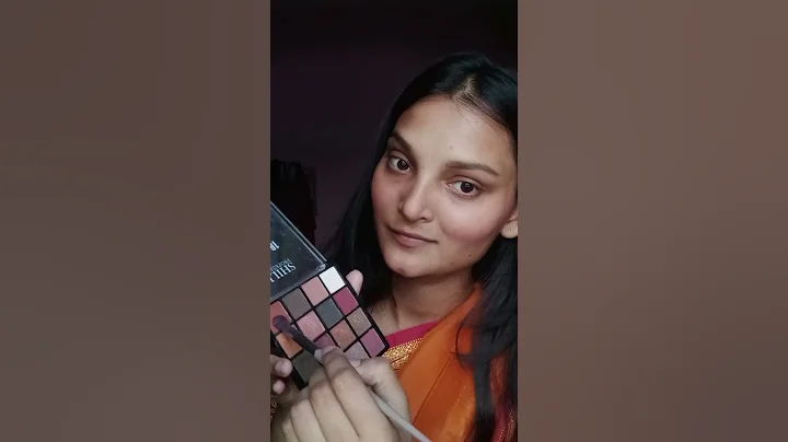 #grwm for me traditional Indian day time makeup look  only with 4 products #shorts #makeup #saree