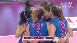 Pinerolo vs Milano | Highlights | 21^ Giornata Campionato 23/24 Serie A1 Volley Femminile