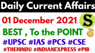 01 Dec 2021 Daily Current Affairs news analysis UPSC 2022 IAS PCS CSE #upsc2022 #upsc #uppsc2022 screenshot 5