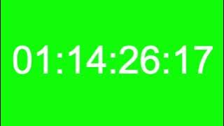 Green screen Timer Waktu timer 1 jam 2 jam Stopwatch - 1080p || Timer green Screen