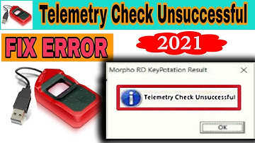 Morpho L0 telemetri check unsucess issue | morpho 1300 driver install | MOrpho L1 driver windows7 10